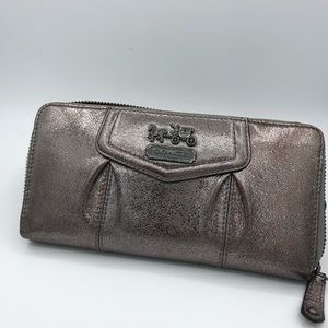 Silver Coach Wallet